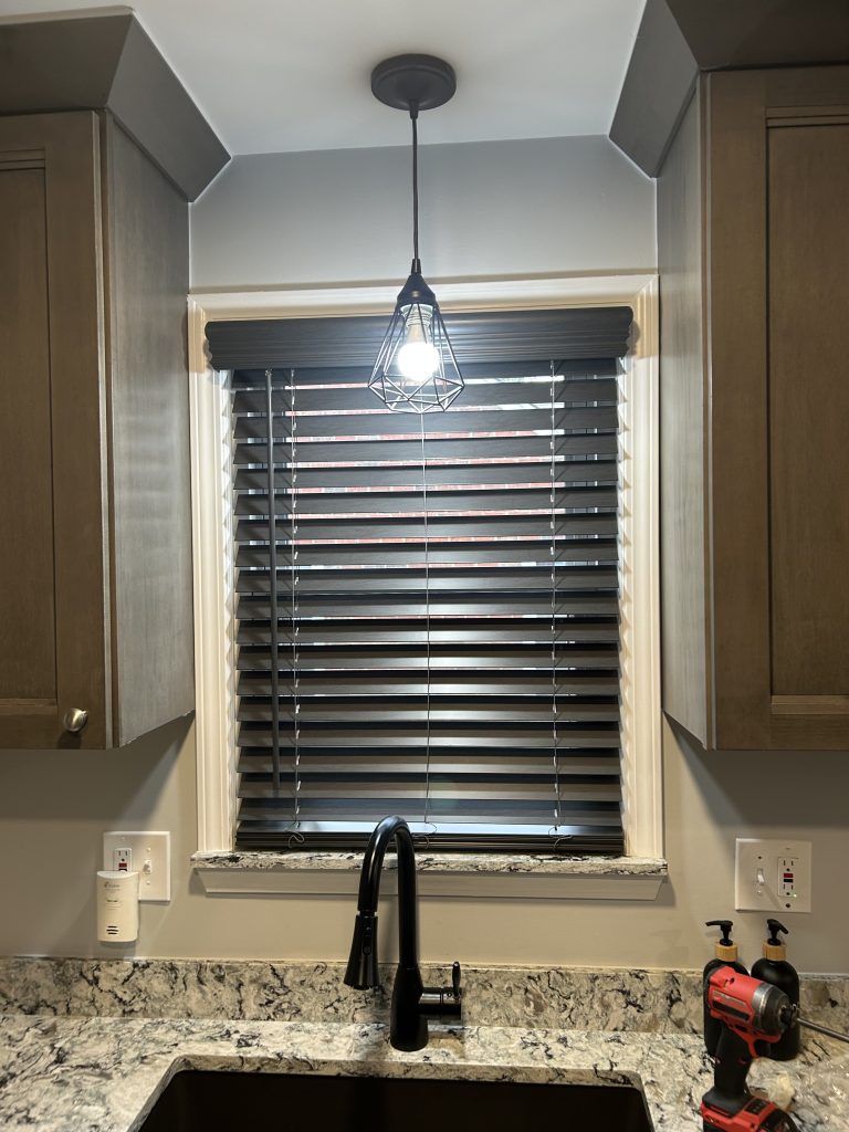 faux wood blinds