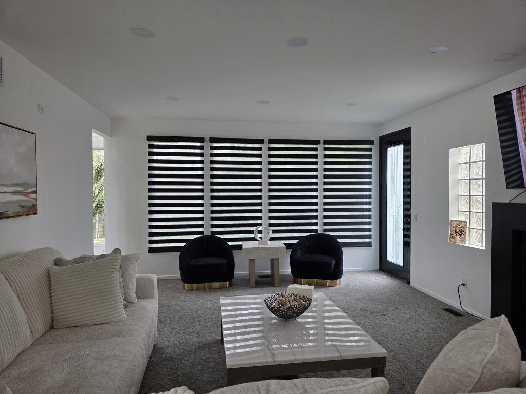 window treatment installation zebra blinds