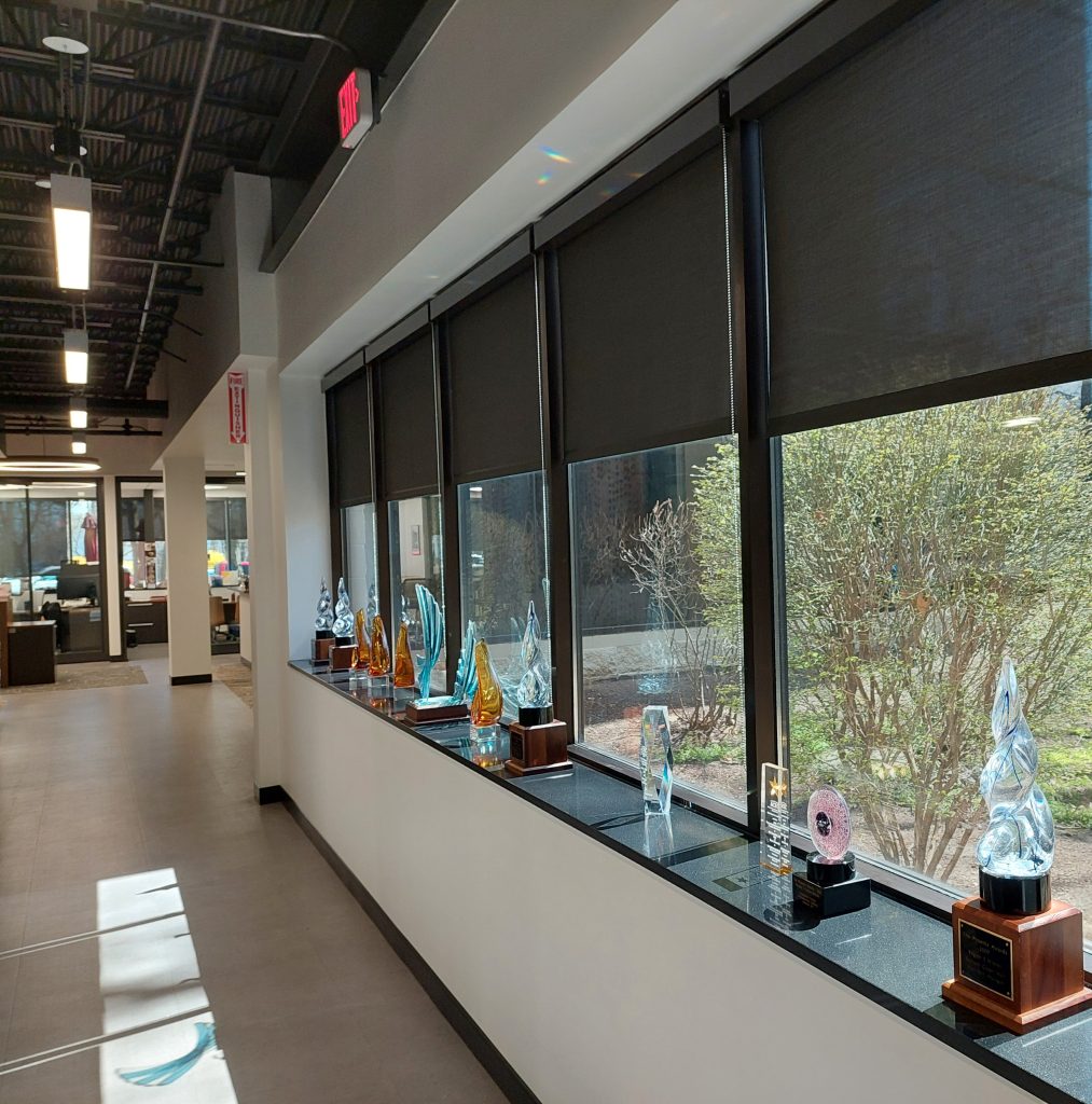screen-shades commercial window treatment installation